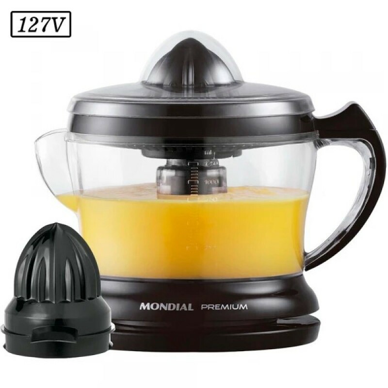 ESPREMEDOR DE FRUTAS MONDIAL PREMIUM E-02 127V PRETO ESPREMEDOR DE FRUTAS MONDIAL PREMIUM E-02 127V PRETO