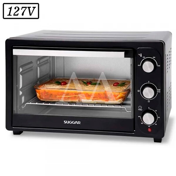 FORNO ELETRICO SUGGAR 42L 127V PRETO FORNO ELETRICO SUGGAR 42L 127V PRETO