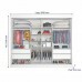 ROUPEIRO 2P. CORRER 4G EUROPA VERONA PLUS C/ESP BRANCO ACETINADO ROUPEIRO 2P. CORRER 4G EUROPA VERONA PLUS C/ESP BRANCO ACETINADO