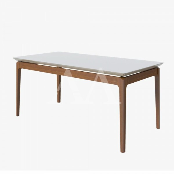 MESA IMCAL WIND 1.2 C/ VIDRO RETANGULAR OFF WHITE / NATURE MESA IMCAL WIND 1.2 C/ VIDRO RETANGULAR OFF WHITE / NATURE