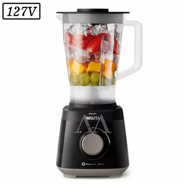 LIQUIDIFICADOR PHILIPS WALITA DAILY 550W 2 VEL 127V PRETO LIQUIDIFICADOR PHILIPS WALITA DAILY 550W 2 VEL 127V PRETO