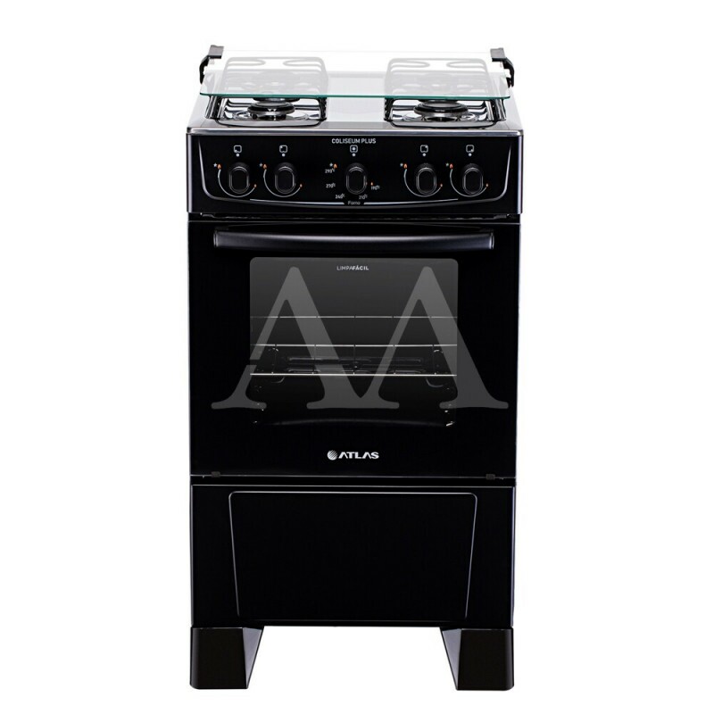 FOGAO 4B ATLAS COLISEUM PLUS PRETO FOGAO 4B ATLAS COLISEUM PLUS PRETO