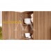 ARMARIO NESHER 2P ABRIR RAINHA 80CM NATURE 500694 ARMARIO NESHER 2P ABRIR RAINHA 80CM NATURE 500694