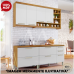 BALCAO NESHER 2P 3G BURGUESA PREMIUM 120CM FREIJO/BRANCO 500548 BALCAO NESHER 2P 3G BURGUESA PREMIUM 120CM FREIJO/BRANCO 500548