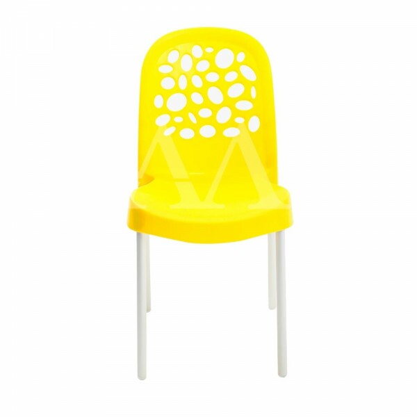 CADEIRA FORTE PLASTICO DELUXE REDONDA AMARELA CADEIRA FORTE PLASTICO DELUXE REDONDA AMARELA