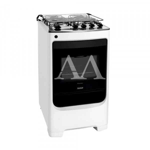 FOGAO 4B CONSUL CFO4NA MESA INOX BRANCO FOGAO 4B CONSUL CFO4NA MESA INOX BRANCO