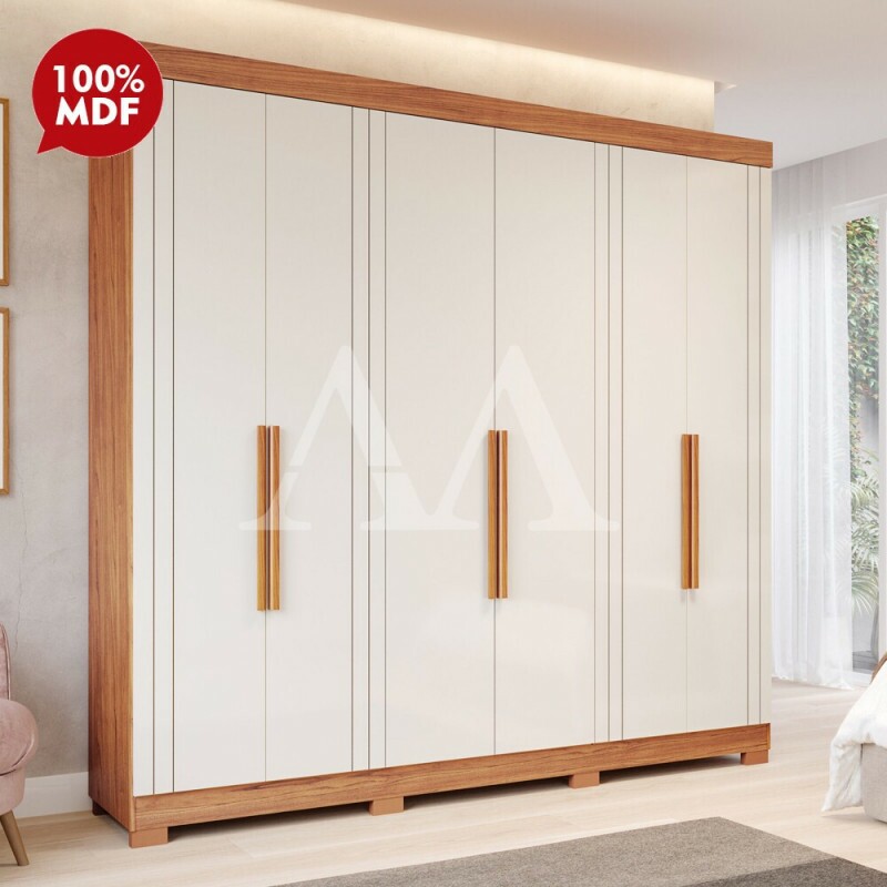 ROUPEIRO 6P. ABRIR 6G PANAN CECILIA SLIDE C/PES CINAMOMO / OFF WHITE ROUPEIRO 6P. ABRIR 6G PANAN CECILIA SLIDE C/PES CINAMOMO / OFF WHITE