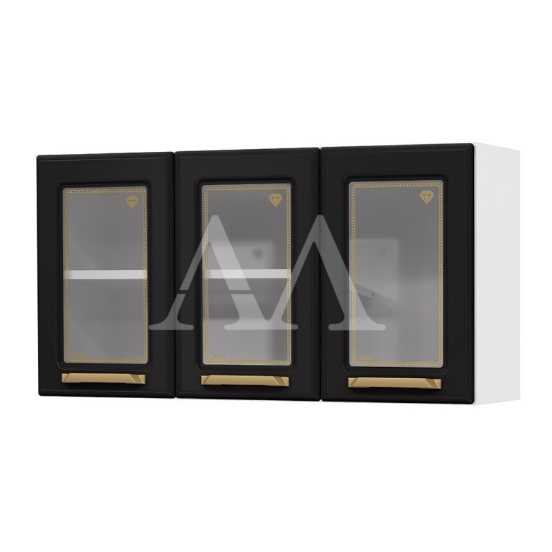 ARMARIO TELASUL TRIPLO MEDIO 3P C/V DIAMANTE NEW BRANCO / PRETO 818007-02 ARMARIO TELASUL TRIPLO MEDIO 3P C/V DIAMANTE NEW BRANCO / PRETO 818007-02