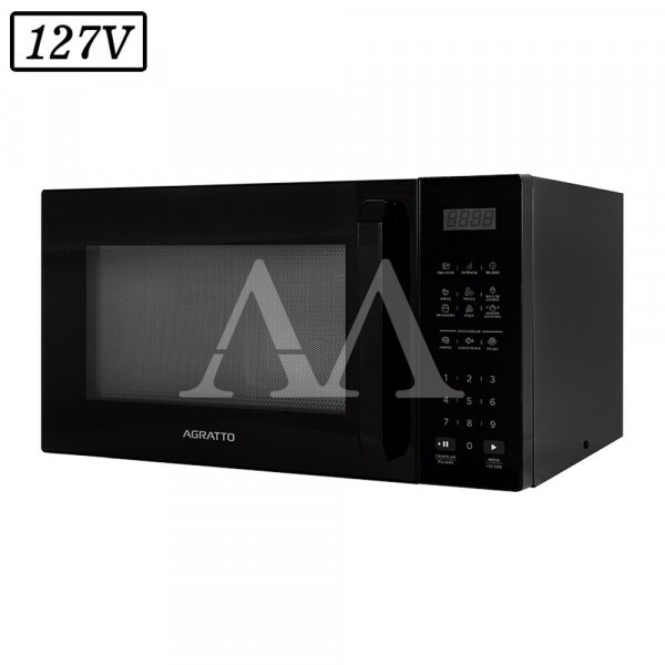 FORNO MICROONDAS AGRATTO AMIC01N 32L 127V PRETO FORNO MICROONDAS AGRATTO AMIC01N 32L 127V PRETO