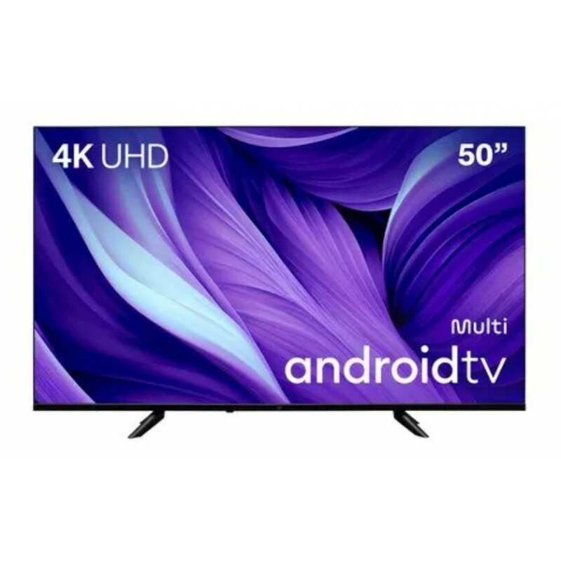 SMART TV MULTILASER TL067M DLED 50" 4K 3 HDMI MULTI ANDROID 2 USB WIFI INTEGRADO