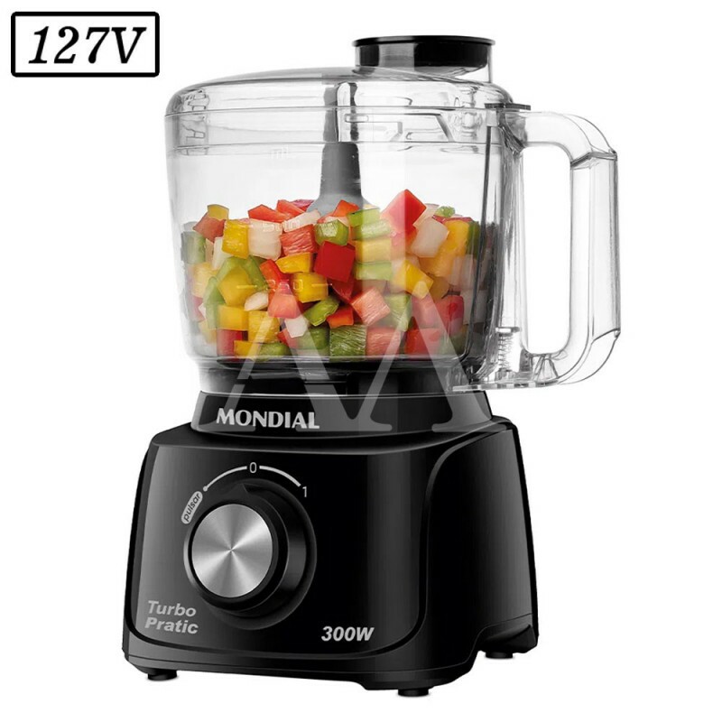 MINIPROCESSADOR MONDIAL MP-16-B 300W 127V MINIPROCESSADOR MONDIAL MP-16-B 300W 127V