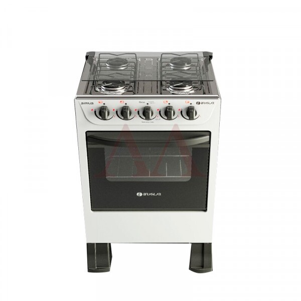 FOGAO 4B BRASLAR PISO NEW SIRIUS SIMPLES BRANCO FOGAO 4B BRASLAR PISO NEW SIRIUS SIMPLES BRANCO