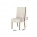 CJ 02 CADEIRAS HENN ANNE TEC/ LINHO NATURE/COURANO CJ 02 CADEIRAS HENN ANNE TEC/ LINHO NATURE/COURANO