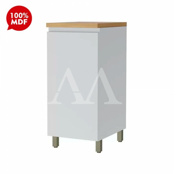 BALCAO NESHER 1P ABRIR RAINHA 40CM BRANCO/NATURE 500861 BALCAO NESHER 1P ABRIR RAINHA 40CM BRANCO/NATURE 500861