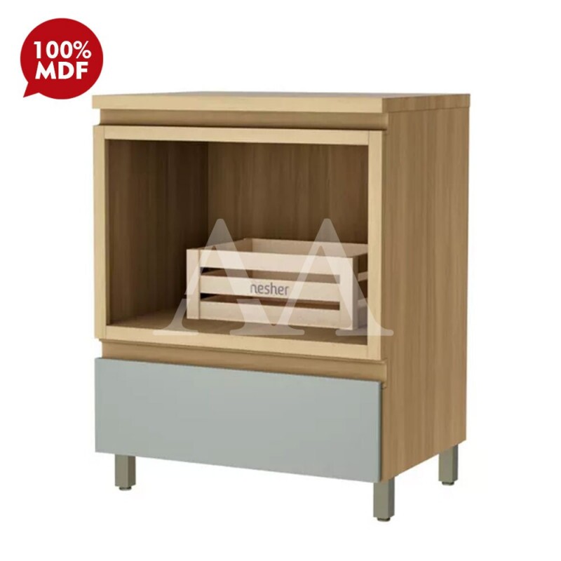BALCAO NESHER 1G RAINHA P/FORNO C/ NICHO 70CM NATURE/VERDE 500736 BALCAO NESHER 1G RAINHA P/FORNO C/ NICHO 70CM NATURE/VERDE 500736