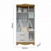 ROUPEIRO 3P. ABRIR 2G PEROBA LISI PLUS BRANCO BRILHO/AMENDOA ROUPEIRO 3P. ABRIR 2G PEROBA LISI PLUS BRANCO BRILHO/AMENDOA