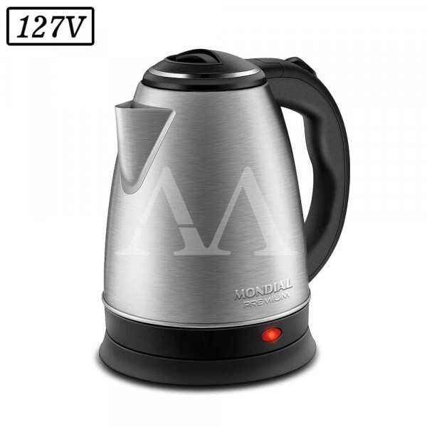 CHALEIRA ELETRICA MONDIAL CE06 PRATIC 1200W 127V INOX CHALEIRA ELETRICA MONDIAL CE06 PRATIC 1200W 127V INOX
