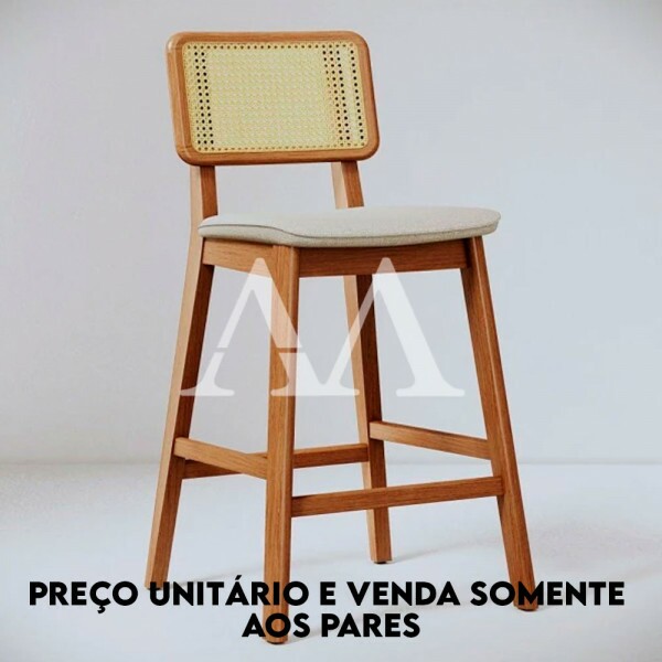 BANQUETA IMCAL CLASSIC TELA LINHO/NATURE BANQUETA IMCAL CLASSIC TELA LINHO/NATURE