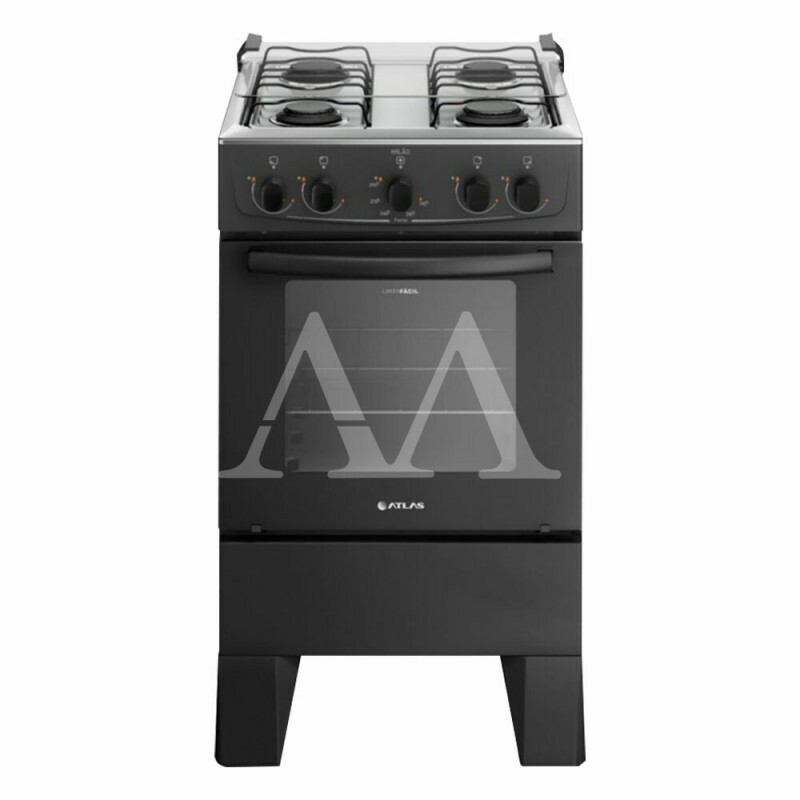 FOGAO 4B ATLAS MILAO PRETO FOGAO 4B ATLAS MILAO PRETO