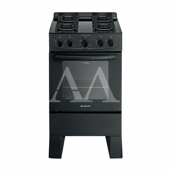 FOGAO 4B ATLAS MILAO GLASS PRETO FOGAO 4B ATLAS MILAO GLASS PRETO