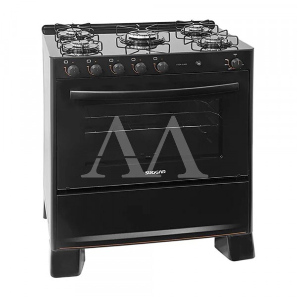 FOGAO 5B SUGGAR PISO COOK GLASS MESA VIDRO PRETO FGVCG510PT FOGAO 5B SUGGAR PISO COOK GLASS MESA VIDRO PRETO FGVCG510PT