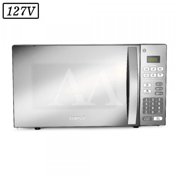 FORNO MICROONDAS CONSUL CM020BF 20L 127V CINZA ESPELHADO FORNO MICROONDAS CONSUL CM020BF 20L 127V CINZA ESPELHADO