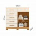 COMODA 6G 2P. ABRIR ALBATROZ XANGAI CARVALHO GRIFE/OFF WHITE COMODA 6G 2P. ABRIR ALBATROZ XANGAI CARVALHO GRIFE/OFF WHITE