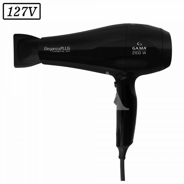 SECADOR DE CABELO GAMA ELEGANZA PLUS CERAMIC ION 2100W 127V SECADOR DE CABELO GAMA ELEGANZA PLUS CERAMIC ION 2100W 127V