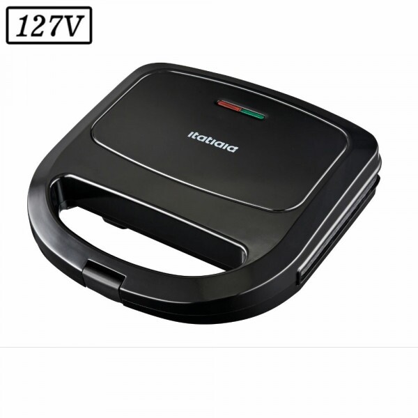SANDUICHEIRA GRILL ITATIAIA ESSENCIAL 750W 127V PRETA SANDUICHEIRA GRILL ITATIAIA ESSENCIAL 750W 127V PRETA