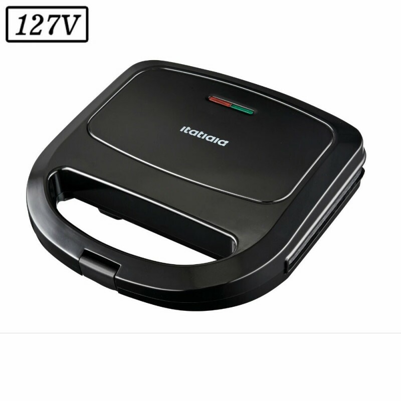 SANDUICHEIRA GRILL ITATIAIA ESSENCIAL 750W 127V PRETA