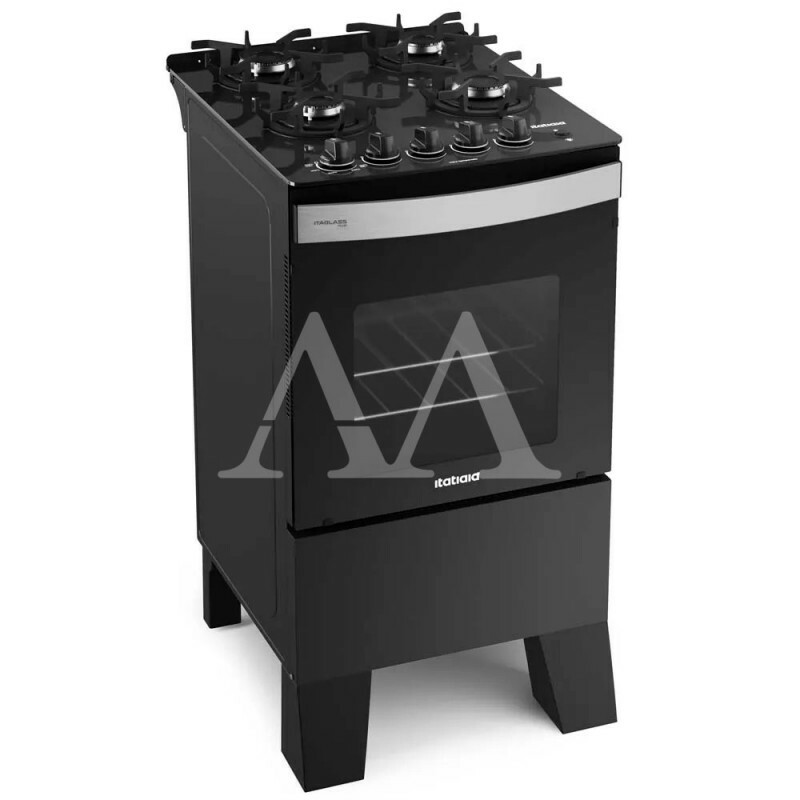 FOGAO 4B ITATIAIA ITAGLASS PLUS AUTOMATICO PRETO FOGAO 4B ITATIAIA ITAGLASS PLUS AUTOMATICO PRETO