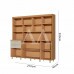 KIT 7P 2G NESHER NOBREZA 210CM CARVALHO/GREIGE 500974 KIT 7P 2G NESHER NOBREZA 210CM CARVALHO/GREIGE 500974