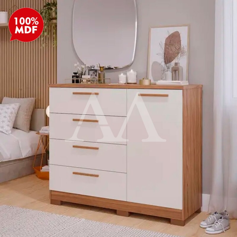 COMODA 4G 1P. ABRIR PANAN MALU CINAMOMO/OFF WHITE COMODA 4G 1P. ABRIR PANAN MALU CINAMOMO/OFF WHITE
