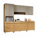 COZINHA NESHER SIMONE MENDES COMPACTA CARVALHO/GREIGE 500986 COZINHA NESHER SIMONE MENDES COMPACTA CARVALHO/GREIGE 500986