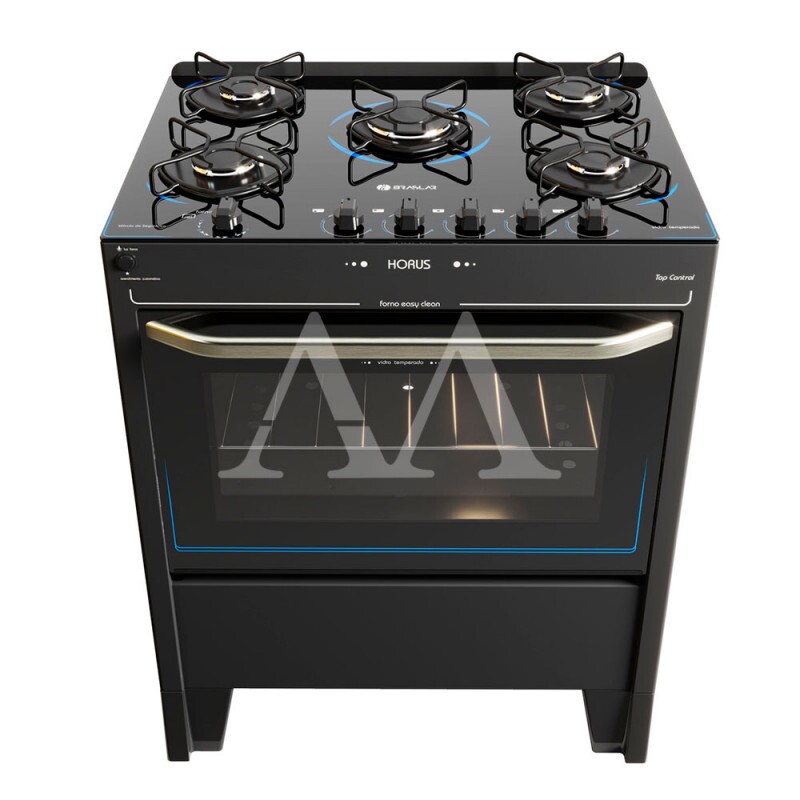 FOGAO 5B BRASLAR PISO HORUS TOP CONTROL AUTOMATICO BLACK FOGAO 5B BRASLAR PISO HORUS TOP CONTROL AUTOMATICO BLACK