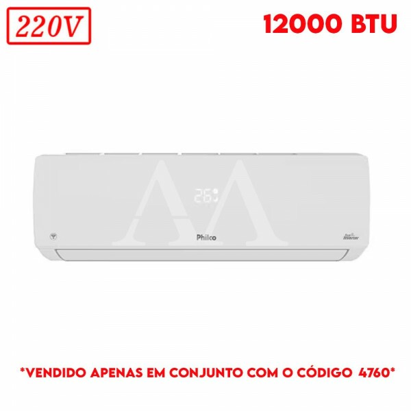 AR CONDICIONADO EVAPORADORA PHILCO SPLIT HI WALL ECO INVERTER PAC12FB 12000 BTU 220V AR CONDICIONADO EVAPORADORA PHILCO SPLIT HI WALL ECO INVERTER PAC12FB 12000 BTU 220V