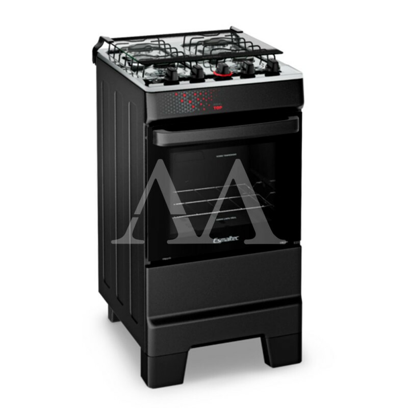 FOGAO 4B ESMALTEC IDEAL TOP 4122 PRETO FOGAO 4B ESMALTEC IDEAL TOP 4122 PRETO