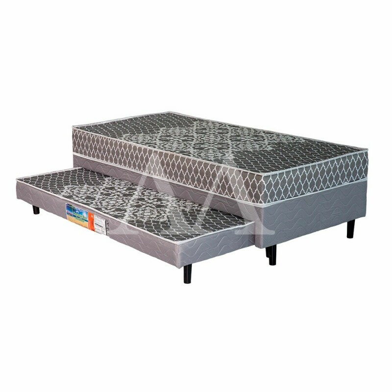 CAMA BOX D28 88X188X53 BELLABAHIA MARAU C/AUXILIAR