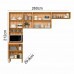 COZINHA NICIOLI COMPACTA MARIA FLOR FREIJO / OFF WHITE CRISTAL COZINHA NICIOLI COMPACTA MARIA FLOR FREIJO / OFF WHITE CRISTAL