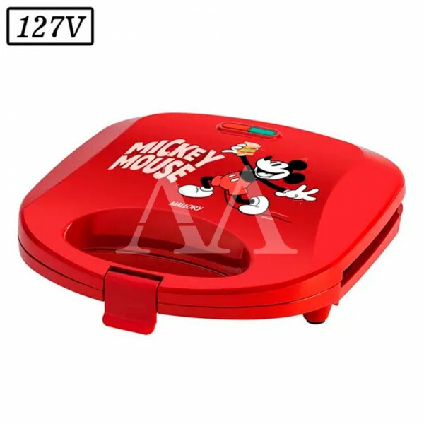 SANDUICHEIRA MALLORY DISNEY MICKEY MOUSE FUNNY PLATES 750W 127V SANDUICHEIRA MALLORY DISNEY MICKEY MOUSE FUNNY PLATES 750W 127V
