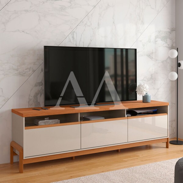 RACK BANCADA LUKALIAM ELEGANCE 2.1 OFF WHITE NEW/JEQUITIBA RACK BANCADA LUKALIAM ELEGANCE 2.1 OFF WHITE NEW/JEQUITIBA