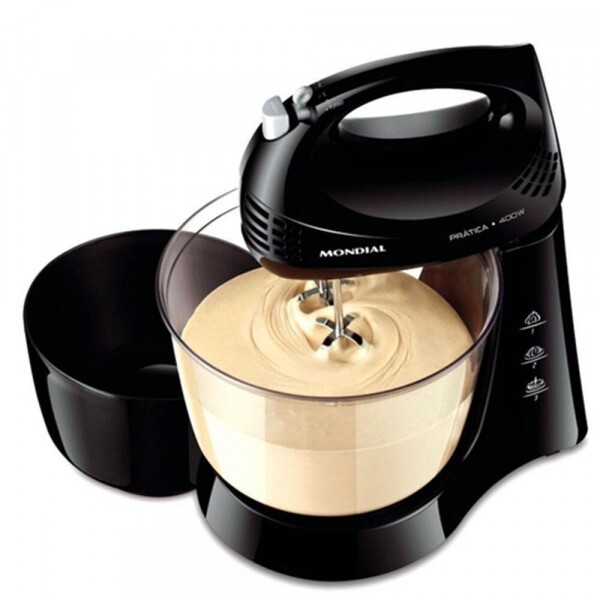 BATEDEIRA MONDIAL B-45-B 2 TIGELAS 3 VEL 400W 127V PRETO BATEDEIRA MONDIAL B-45-B 2 TIGELAS 3 VEL 400W 127V PRETO