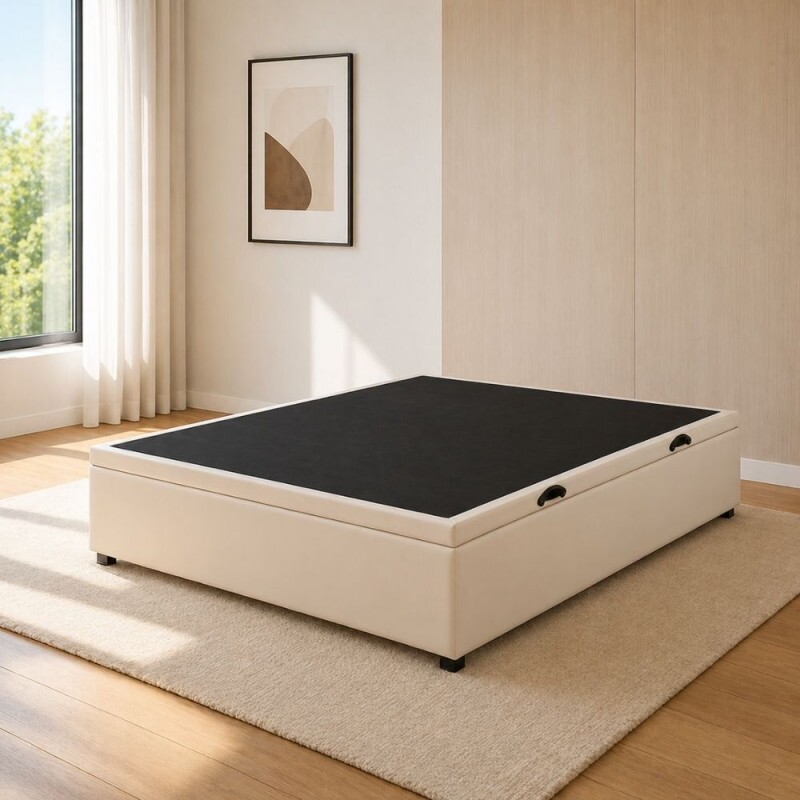 BASE BAU 138X188X38 ULTRABOX SOMMIER ROMA BAU CORANO BEGE