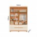 ROUPEIRO 4G 4P. ABRIR ALBATROZ DOBLE CINAMOMO/OFF WHITE ROUPEIRO 4G 4P. ABRIR ALBATROZ DOBLE CINAMOMO/OFF WHITE