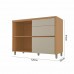BALCAO NESHER 1P 3G CONDESSA 120CM CARVALHO/GREIGE 501019 BALCAO NESHER 1P 3G CONDESSA 120CM CARVALHO/GREIGE 501019