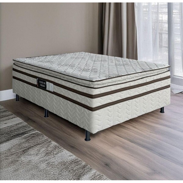 CAMA BOX D28 138X188X64 DESIGN MASTER C/PILLOW CAMA BOX D28 138X188X64 DESIGN MASTER C/PILLOW