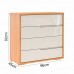 COMODA 4G ROBEL CONCEPT PUX CAVA FREIJO/OFF WHITE LISO COMODA 4G ROBEL CONCEPT PUX CAVA FREIJO/OFF WHITE LISO