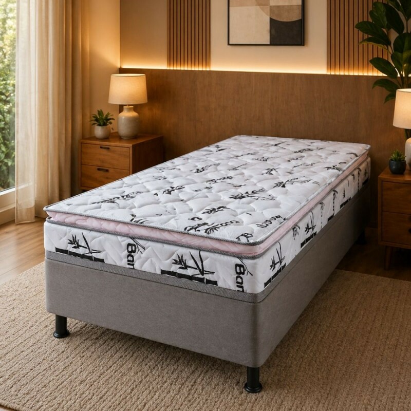 CAMA BOX D28 88X188X51 ELEGANCE BREARE BAMBOO
