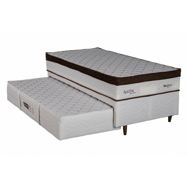 CJ BASE BOX/COLCHAO 88X188X68 DESIGN AGATA MOLAS ENSACADAS C/AUXILIAR CJ BASE BOX/COLCHAO 88X188X68 DESIGN AGATA MOLAS ENSACADAS C/AUXILIAR