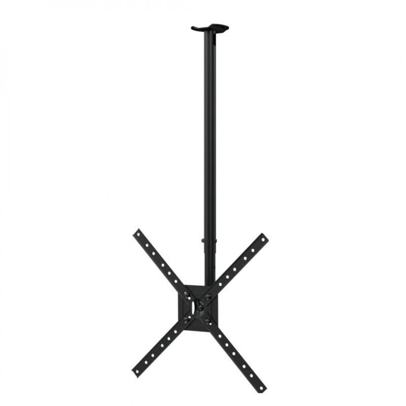 SUPORTE BRASFORMA TETO P/ TV DE 10'' ATE 60" PRETO